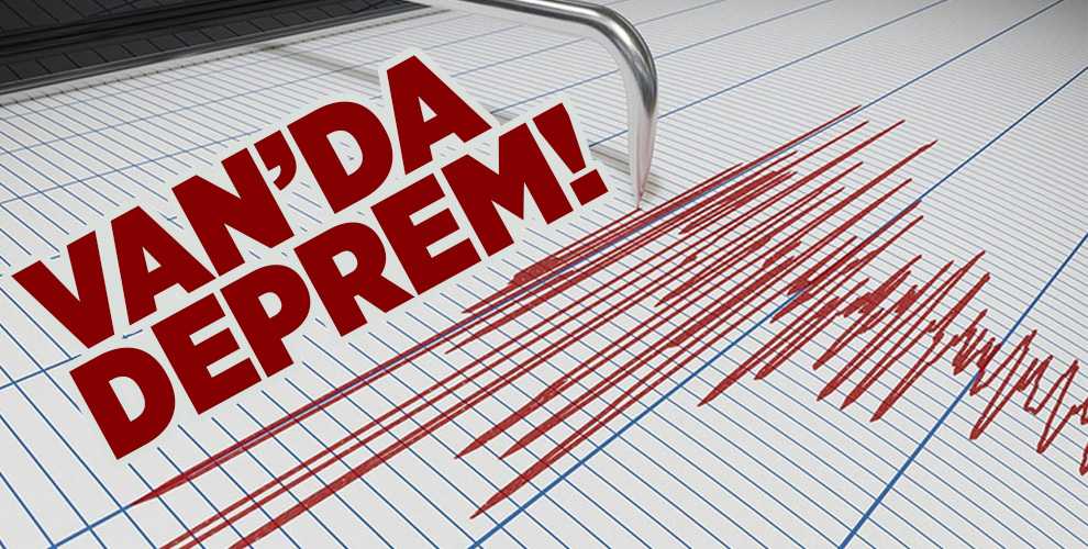 VAN’DA 3.7 BÜYÜKLÜĞÜNDE DEPREM