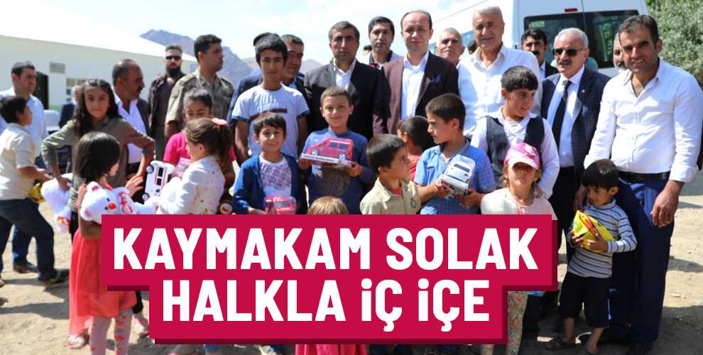 Kaymakam Asım Solak vatandaşın taleplerini dinledi