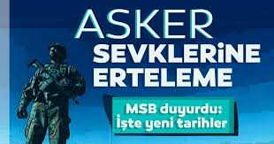 Milli Savunma Bakanlığından askerlik sevkleriyle ilgili flaş açıklama!