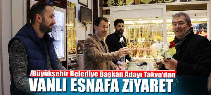 Takva’dan esnaf ziyareti