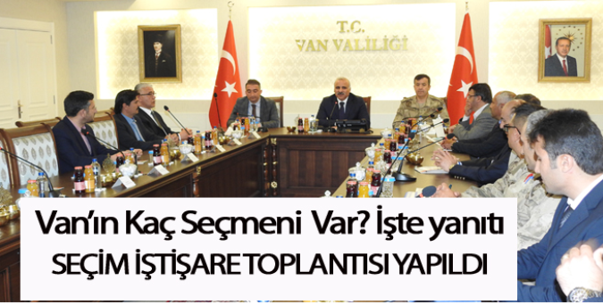 Seçim İştişare Toplantısı Yapıldı