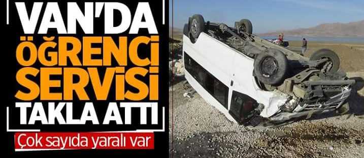 Van'da Kaza çok sayıda yaralılar var.