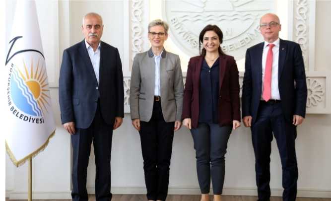 AVUSTURYA BÜYÜKELÇİSİ TİLLY DEN EŞBAŞKANLARA ZİYARET