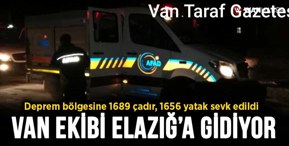 VAN AFAD EKİBİ DEPREM BÖLGESİNE GİDİYOR