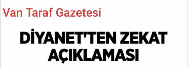 Diyanet'ten zekat açıklaması