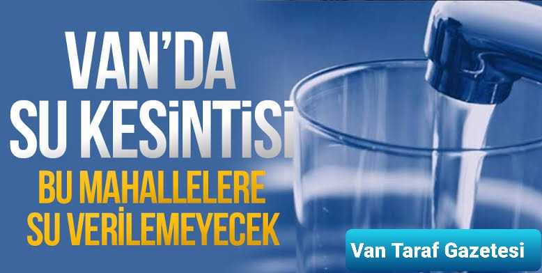 VANDA SU KESİNTİSİ...