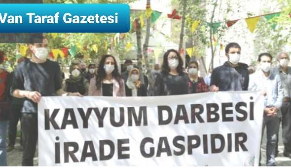 Van’da Kayyım Protestosu!