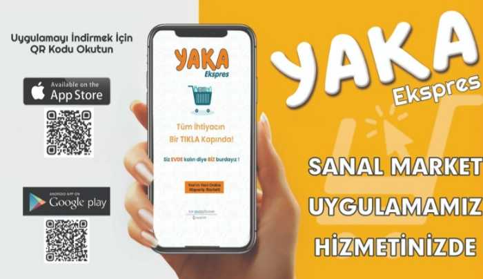 Yaka Sanal Market Hizmete Başladı