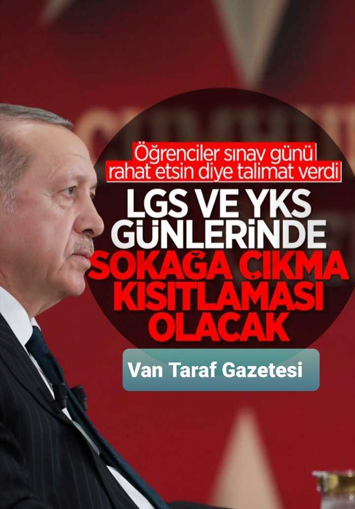 LGS ve YKS günlerinde sınırlı sokak kısıtlaması olacak Koronavirüs