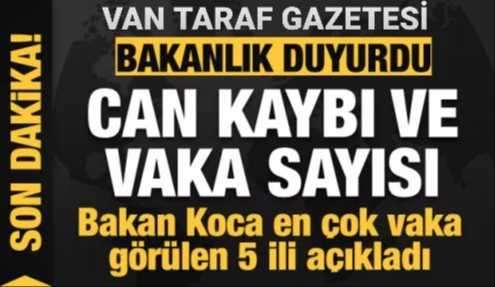 13 Temmuz koronavirüs tablosu!