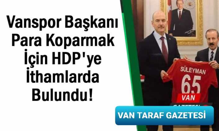 Yenitürk Para Koparmak İçin HDP'ye İthamlarda Bulundu