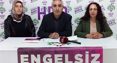 Van HDP'den Engelliler haftası ile ilgili açıklama