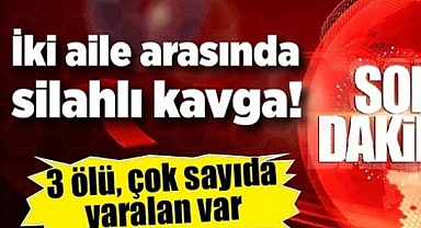 Alacak-verecek tartışması kanlı bitti: 3 Ölü