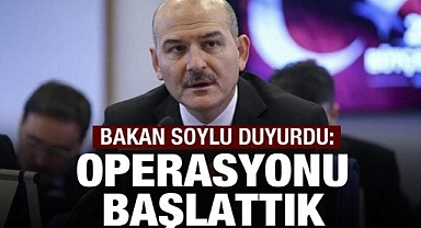 İçişleri'nden 'Nefes' operasyonu! Bakan Soylu'dan açıklamalar