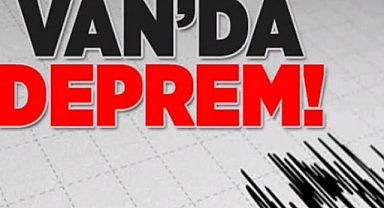 Van'da Deprem...