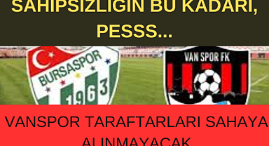 Bursaspor Saldırdı Vanspor'a Ceza Kesildi.