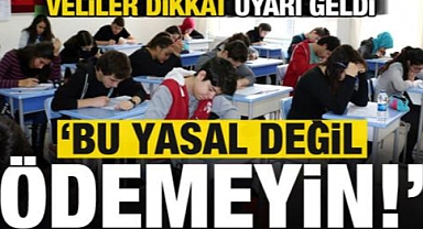 Veliler dikkat, uyarı geldi: