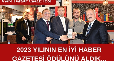 Van'ın en iyi haber Gazetesi olarak seçildik