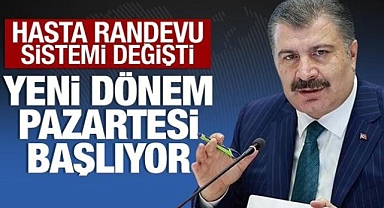 Bakan Koca duyurdu: MHRS'de yeni dönem pazartesi başlıyor!