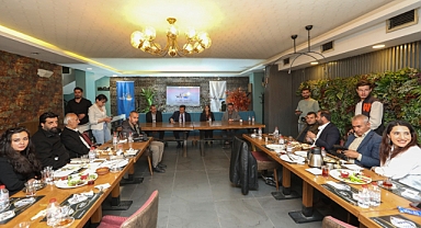 EŞBAŞKANLARIMIZ BASIN MENSUPLARIYLA BİR ARAYA GELDİ