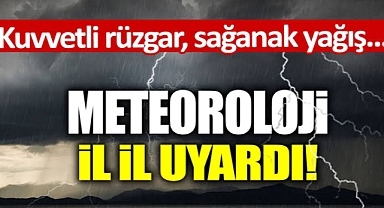 Meteoroloji'den hava durumu açıklaması