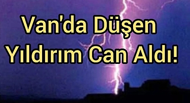 Van’da yıldırım can aldı