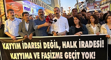 Van’da ilk kez 49 kurum bir araya gelerek kayyım uygulamasına karşı yürüdü
