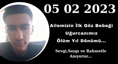 Büyük Acı Uğurcanımızın ölüm Yıl Dönümü Saygı ve Rahmetle Anıyoruz...