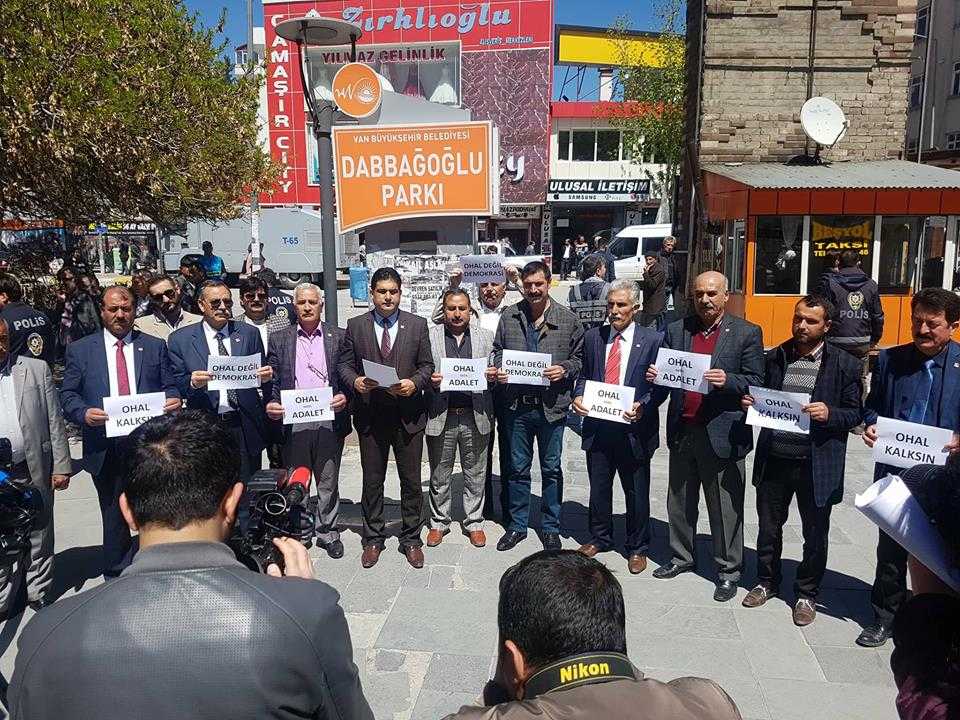 CHP Van İl Başkanı KURUKCU’dan ‘’OHAL DEĞİL DEMOKRASİ İSTİYORUZ’’ Çağrısı