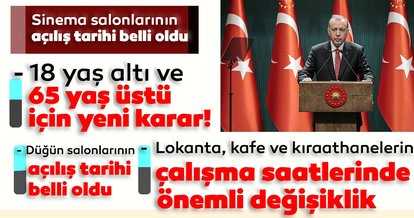 İşte alınan kararlar
