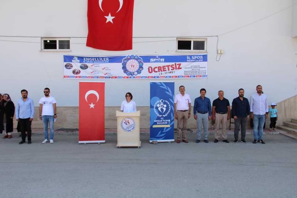 VANDA İL SPOR MERKEZLERİ AÇILDI.