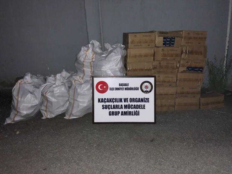 Van'da 15 Bin Paket Kaçak Sigara Ele Geçirildi