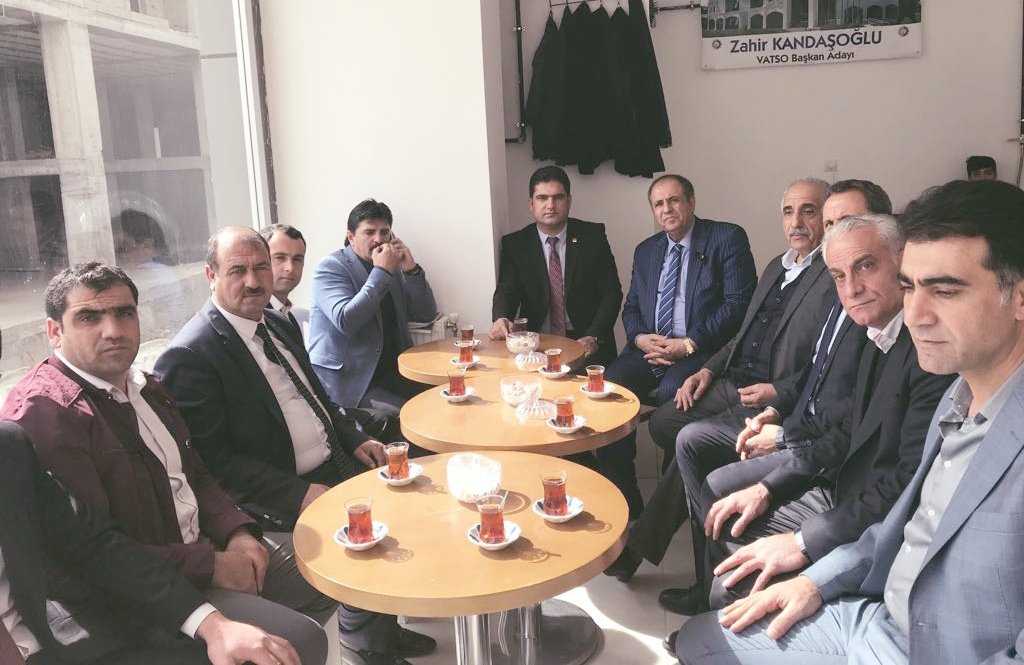 CHP'DEN ZAHİR KANDAŞOĞLU'NA ZİYARET...