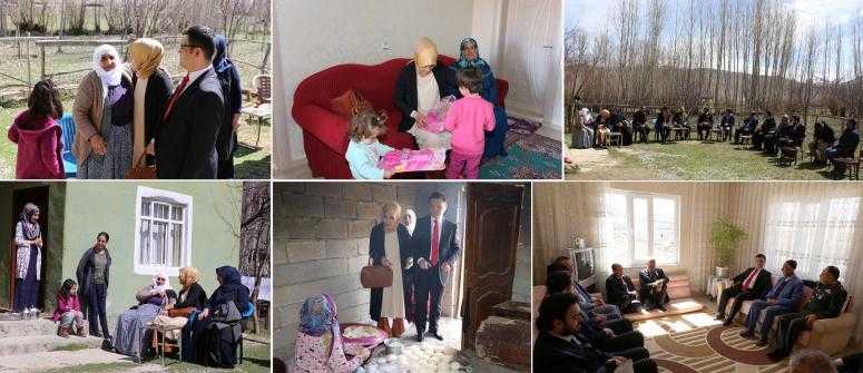 Kaymakam Doğramacı’dan şehit ailelerine ziyaret