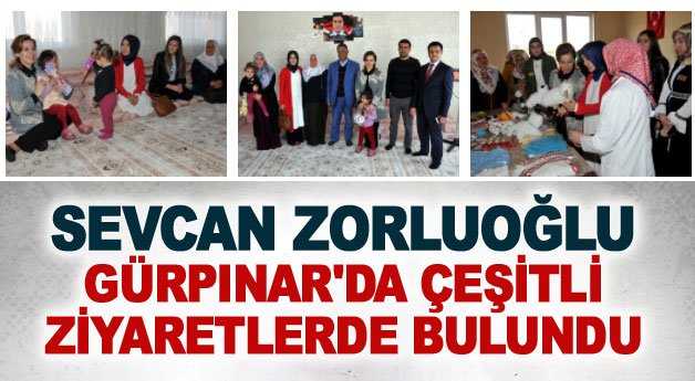 Sevcan Zorluoğlu Gürpınar'da çeşitli ziyaretlerde bulundu
