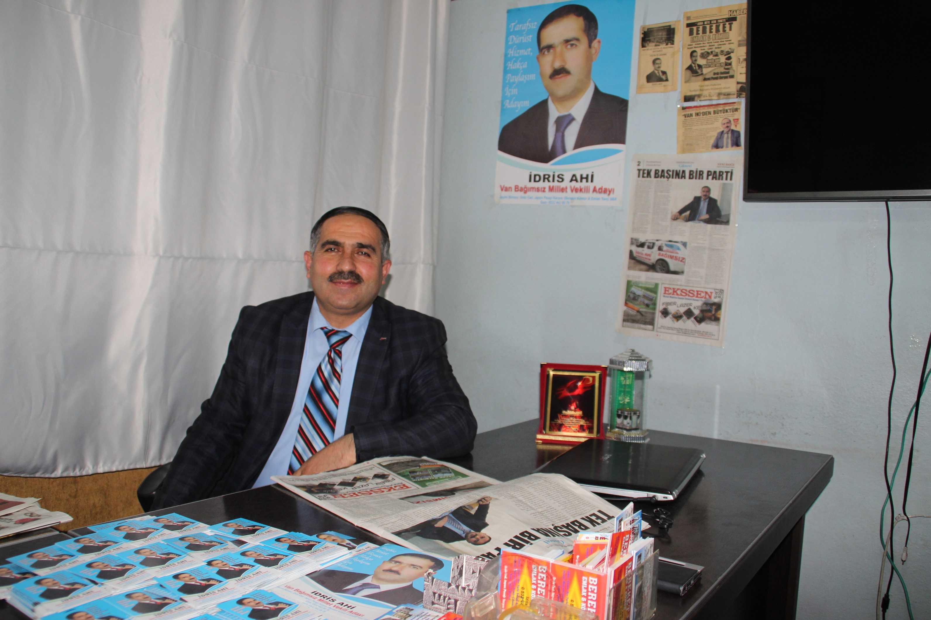 BAĞIMSIZ VAN ADAYI İDRİS AHI BU HALKIN SESİ OLACAĞIM...