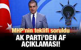 AK Parti'den FLAŞ af açıklaması! Seçimden önce Af gelecek mi?