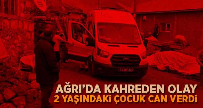 Ağrı'da kahreden olay!