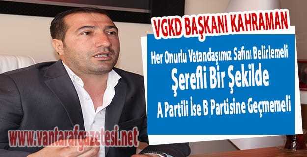 Başkan Kahraman açtı ağzını yumdu gözünü...