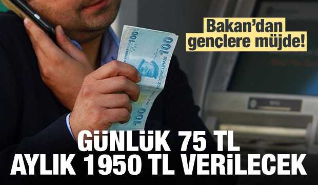 Devletten gençlere 75 TL cep harçlığı