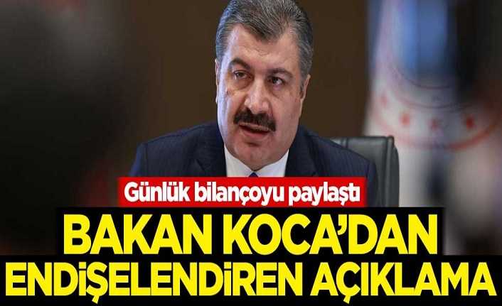 Bakan Koca, kötü haberi açıkladı!