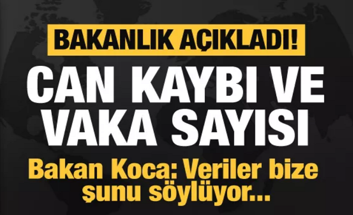 Koronavirüsten can kaybı ve vaka sayısı
