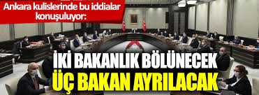 Cumhurbaşkanlığı Kabinesi'nde değişim beklentisi! Birleştirilen 2 bakanlık yeniden ayrılıyor