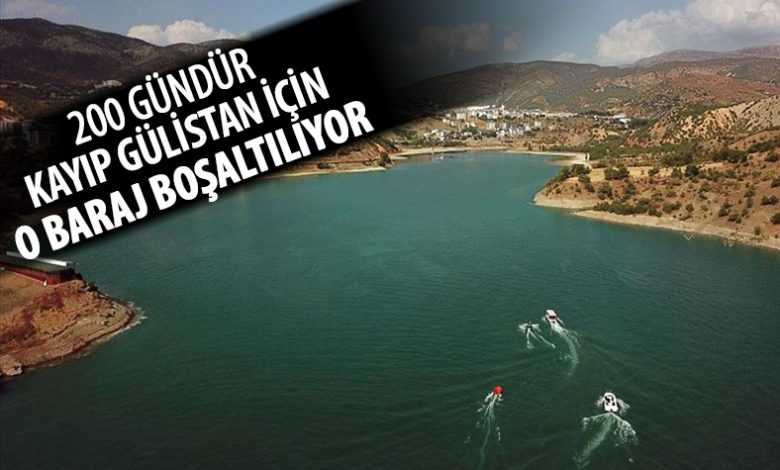 Gülistan Doku için baraj gölü boşaltılıyor