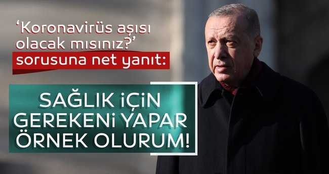 Erdoğan koronavirüs aşısı yaptıracak mı? Açıklama geldi…