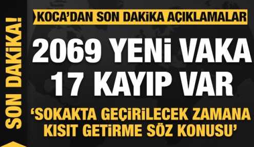 Bakan Koca'dan son dakika açıklamalar