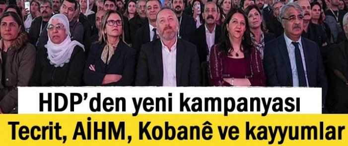 HDP’den yeni kampanya: Tecrit, AİHM, Kobanê ve kayyumlar