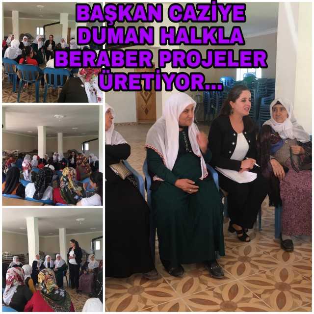 Saray Belediye Eşbaşkanı Caziye Duman, Stratejik Planlama İçin Köylerdeydi...