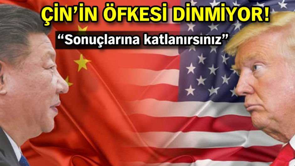 Çin'den ABD'ye yaptırım tepkisi