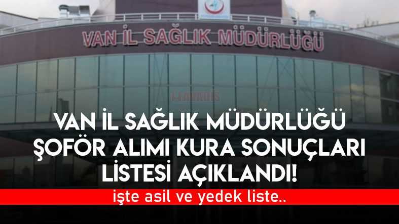 Van’da 50 şoför işi için 7 bin 200 başvuru alındı
